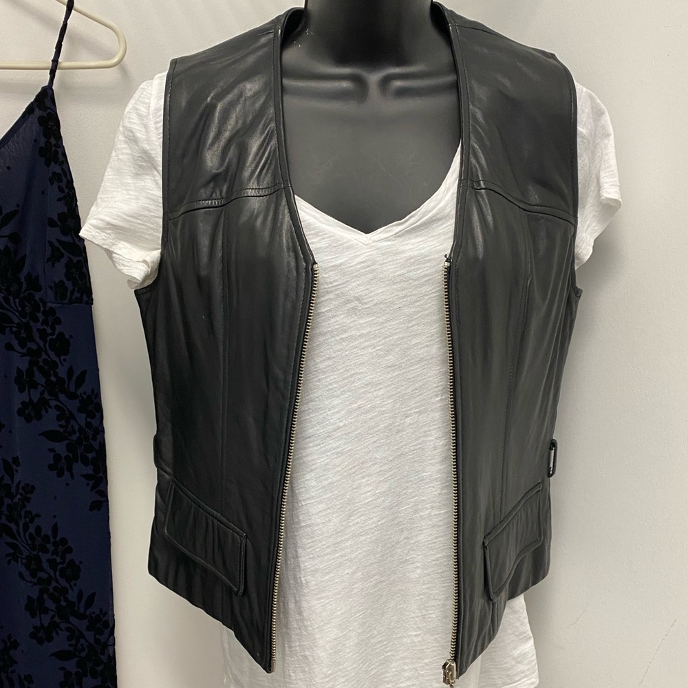 Vintage Studio Siena Woman’s Small Leather Vest